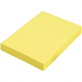 Клейкая бумага для заметок 100лр. Желтая