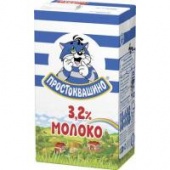 Молоко "Простоквашино" 3,2%  950мл 1/12