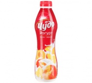 Йогурт питьевой Чудо персик-абрикос 2,4% 690 гр 1\8