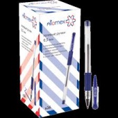 Ручка гелевая Attomex синяя 0.55 мм