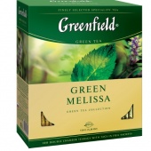Чай "Greenfield" зеленый чай 100пак.
