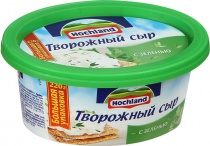 Сыр творожный с зеленью 220 гр 1/6