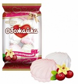 Зефир бело-розовый "Обожайка" 1/3 кг