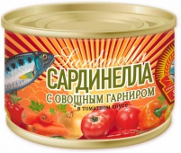 Сардинелла в томат.соусе Б/Н  250гр.1/48