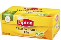 Чай  Lipton Yellow label tea 25пак  1/24шт
