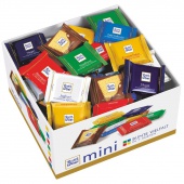 Мини шоколад ritter sport  bunter mix из 7х сортов 84шт. 16.гр 