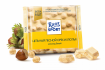 Шоколад  Ritter Sport Лесной орех и хлопья 100гр. 1/10