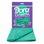 Салфетка DORA универ.из микрофибры 30*30