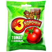 Сух. ТРИ КОРОЧКИ ржаные томат с зеленью 40гр. 1/60