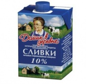 Сливки ДВД 10% 480гр. 1\12