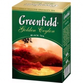 Чай Greenfield  Крупно-листовой  Голден Цейлон (Черный) 100г