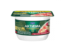 Активиа творожно-йогуртная Брусника клюква 130 гр 