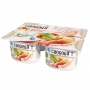 Йогурт творожок "Слобода" со вкусом персика 125гр 