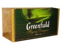 Чай "Greenfield" Флианг Драгон зеленый  2г*25  50г пакетированный 