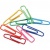 Скрепки цветные 